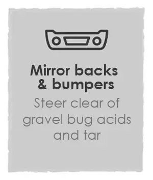 Mirror Backs & Bumpers
